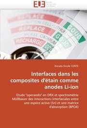 Cover von Interfaces dans les composites d''étain comme anodes Li-ion
