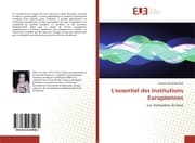 Cover von L'essentiel des Institutions Européennes