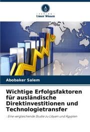 Cover von Wichtige Erfolgsfaktoren für ausländische Direktinvestitionen und Technologietransfer