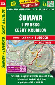 Cover von Sumava - Lipensko, Ceský Krumlov / Böhmerwald - Lippener Stausee, Krumau (Wander - Radkarte 1:40.000)