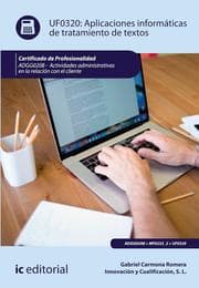 Cover von Aplicaciones Informáticas de tratamiento de textos. ADGG0208