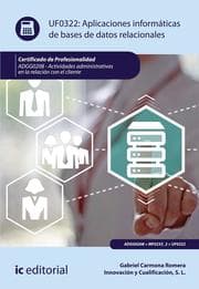 Cover von Aplicaciones informáticas de bases de datos relacionales. ADGG0208