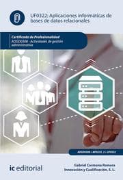 Cover von Aplicaciones informáticas de bases de datos relacionales. ADGD0308