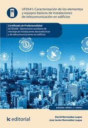 Cover von Caracterización de los elementos y equipos básicos de instalaciones de telecomunicación en edificios. ELES0208