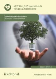 Cover von Prevención de riesgos ambientales. SEAG0211