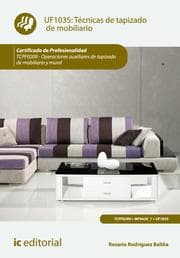 Cover von Técnicas de tapizado de mobiliario. TCPF0209