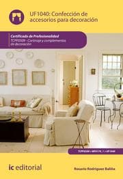 Cover von Confección de accesorios para decoración. TCPF0309