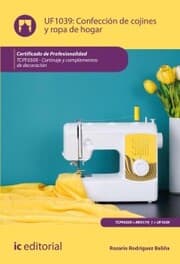 Cover von Confección de cojines y ropa de hogar. TCPF0309