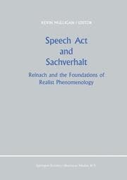 Cover von Speech Act and Sachverhalt