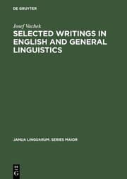 Cover von Selected Writings in English and General Linguistics