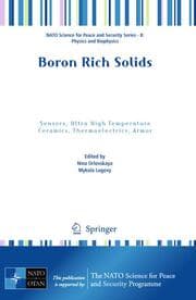 Cover von Boron Rich Solids