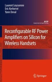 Cover von Reconfigurable RF Power Amplifiers on Silicon for Wireless Handsets