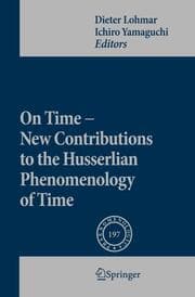 Cover von On Time - New Contributions to the Husserlian Phenomenology of Time