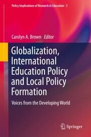 Cover von Globalization, International Education Policy and Local Policy Formation