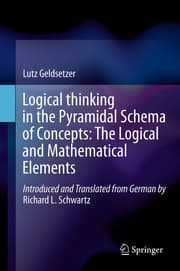 Cover von Logical thinking in the Pyramidal Schema of Concepts: The Logical and Mathematical Elements