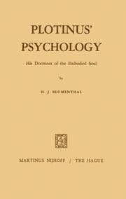 Cover von Plotinus Psychology