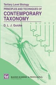 Cover von Principles and Techniques of Contemporary Taxonomy
