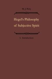 Cover von Hegels Philosophie des subjektiven Geistes / Hegels Philosophy of Subjective Spirit