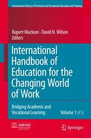Cover von International Handbook of Education for the Changing World of Work