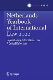 Cover von Netherlands Yearbook of International Law 2022