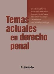 Cover von Temas actuales en derecho penal