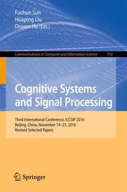 Cover von Cognitive Systems and Signal Processing