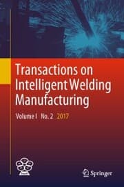 Cover von Transactions on Intelligent Welding Manufacturing