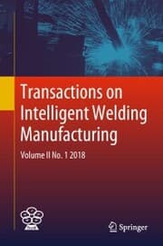 Cover von Transactions on Intelligent Welding Manufacturing