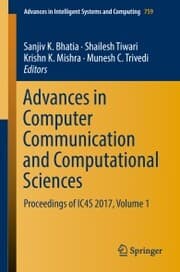 Cover von Advances in Computer Communication and Computational Sciences