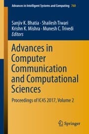 Cover von Advances in Computer Communication and Computational Sciences