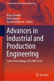 Cover von Advances in Industrial and Production Engineering
