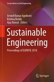 Cover von Sustainable Engineering