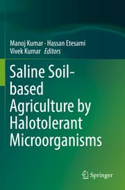 Cover von Saline Soil-based Agriculture by Halotolerant Microorganisms