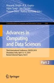 Cover von Advances in Computing and Data Sciences