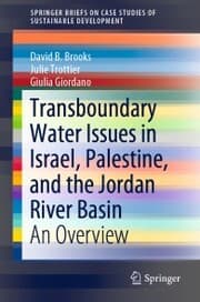 Cover von Transboundary Water Issues in Israel, Palestine, and the Jordan River Basin