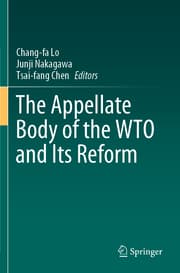 Cover von The Appellate Body of the WTO and Its Reform
