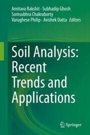 Cover von Soil Analysis: Recent Trends and Applications