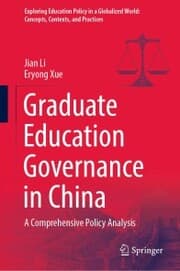 Cover von Graduate Education Governance in China