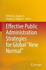 Cover von Effective Public Administration Strategies for Global 'New Normal'