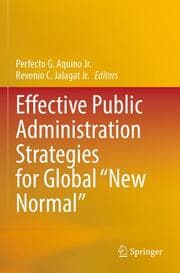 Cover von Effective Public Administration Strategies for Global 'New Normal'
