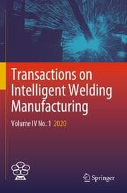 Cover von Transactions on Intelligent Welding Manufacturing