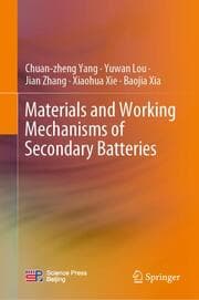 Cover von Materials and Working Mechanisms of Secondary Batteries