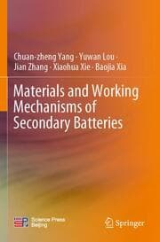 Cover von Materials and Working Mechanisms of Secondary Batteries