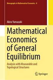 Cover von Mathematical Economics of General Equilibrium