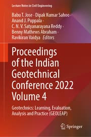Cover von Proceedings of the Indian Geotechnical Conference 2022 Volume 4