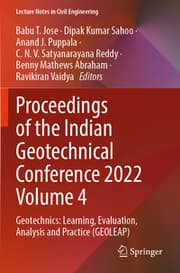Cover von Proceedings of the Indian Geotechnical Conference 2022 Volume 4