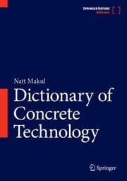 Cover von Dictionary of Concrete Technology