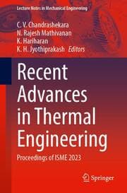 Cover von Recent Advances in Thermal Engineering