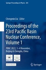 Cover von Proceedings of the 23rd Pacific Basin Nuclear Conference 1
