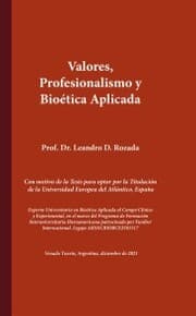Cover von Valores, profesionalismo y bioética aplicada